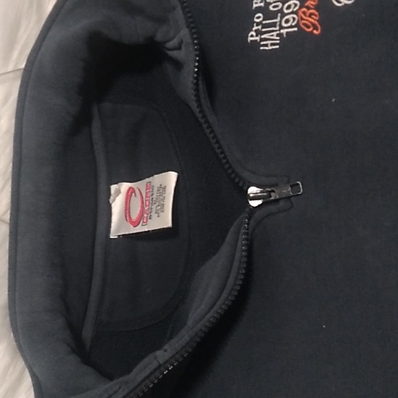 SALE! RARE! Browns VS Cowboys 1999 Pro Football Hall Of Fame Half Zip Sweater - Picture 9 of 10